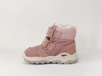 Botte moon boots après ski rose waterproof à velcro pour fille IMAC 434078