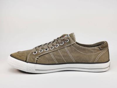 Tennis en toile beige grande pointure homme à élastique DOCKERS 30ST027