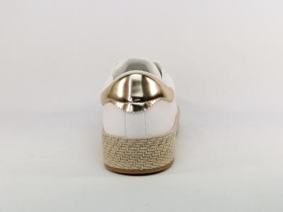 Basket blanche femme destockage TAMARIS 23713 chic et confortable à pas cher