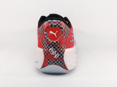 Basket grande pointure homme confortable destockage PUMA all pro nitro rouge à pas cher
