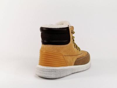 Chaussure montante fourrée camel garçons STAR