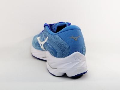 Chaussures running homme destockage MIZUNO wave rider bleu confortable à pas cher