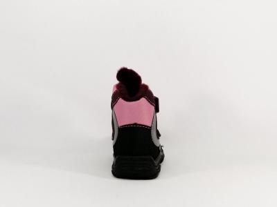 Moon boots fourrée rose waterproof à velcro fille bébé destockage IMAC 58714