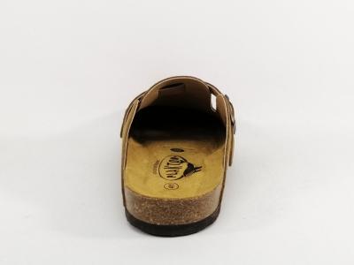Sabot homme cuir confort marron semelle à mémoire de forme PLAKTON blog tendance