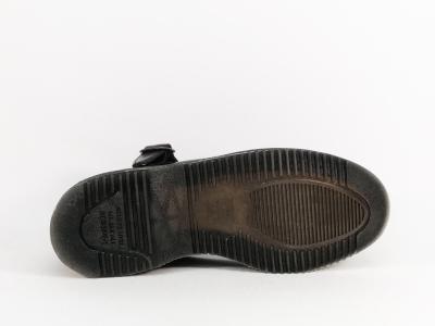 Babies femme destockage DR MARTENS deardra cuir noir à pas cher