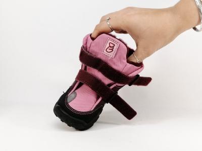 Moon boots fourrée rose waterproof à velcro fille bébé destockage IMAC 58714