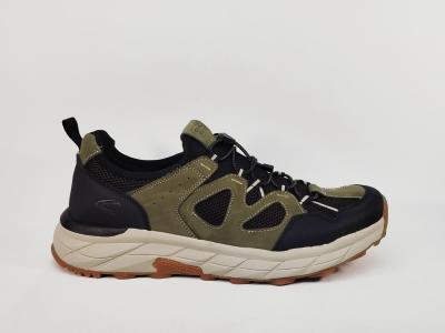 Basket homme grande taille confort destockage CAMEL ACTIVE 54CCA18 kaki noir
