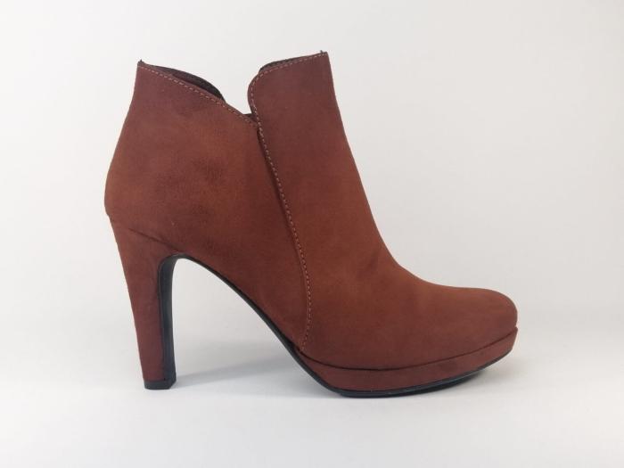 bottines marron tamaris
