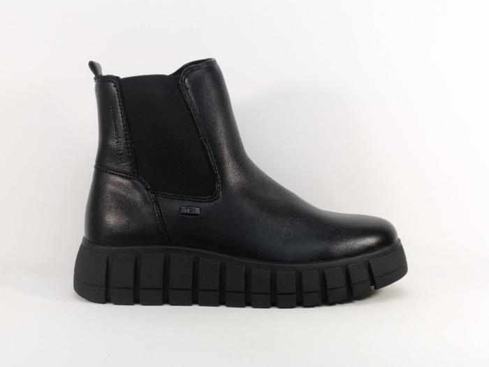 Bottines fourrées femme chic noires semelle confortable TOM TAILOR 8490710011