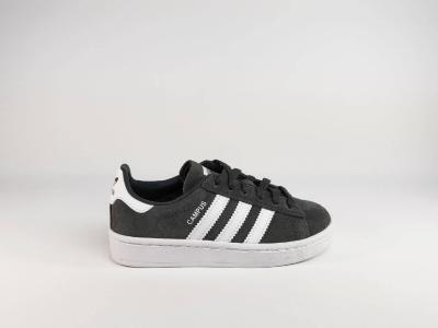 Tennis garçon en cuir kaki/gris destockage ADIDAS Campus