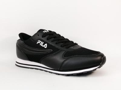 Basket noire homme tendance à pas cher destockage de marque FILA FFM0132