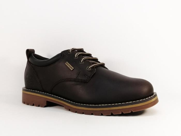 Chaussure de travail homme en cuir marron basse confortable et résistante DOCKERS 53WI010