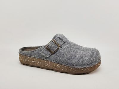 Sabot femme feutre recyclé gris semelle confortable CHIC & RELAX OUF matin