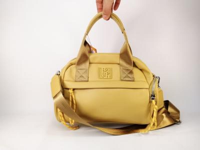 Sac à bandoulière femme jaune moutarde bowling destockage REFRESH 183389 pas cher