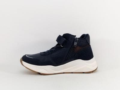 Basket montante garçon tendance et confortable à pas cher destockage XTi 150115 marine