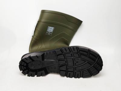 Botte de sécurité homme pvc vert destockage BAUDOU Optimat S5 à pas cher