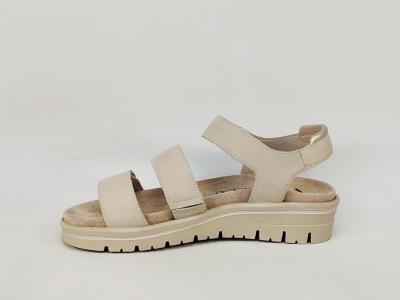 Sandale femme pieds larges et sensibles à scratch chic confortable CAPRICE 28705 largeur h