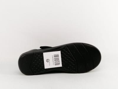 Babies noire femme velcro semelle en cuir confortable à pas cher SWEET'R doom