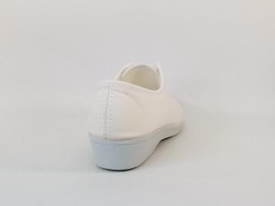 Chaussures confort toile blanche pieds sensibles femme SOCA 0694 été