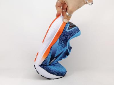 Chaussure running homme destockage BROOKS ghost 16 bleue confortable à pas cher