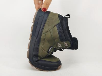Chaussure montante homme kaki noir destockage KAPORAL bazane à pas cher tendance