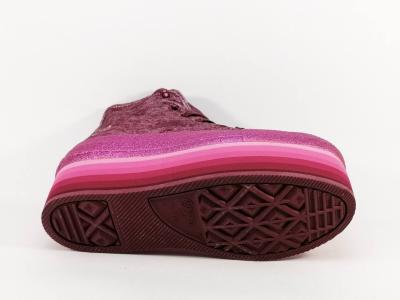 Basket montante originale semelle plateforme rose destockage CONVERSE 563725C femme