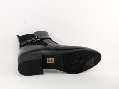 Bottine noire femme grande taille tendance et chic à pas cher CINK ME DM779-S3