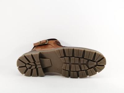 Bottines homme marron pas cher à lacets et zip confortable et tendance ROADSIGN Falista