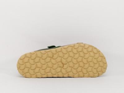 Mule tout cuir vert ARTPELLE 16034 fabriquée en Espagne pour femme