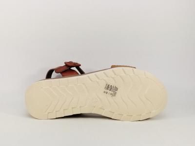 Sandale camel confortable destockage XTi 49846 pour femme