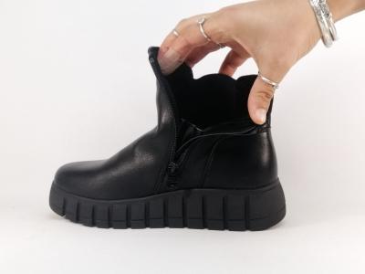 Bottines fourrées femme chic noires semelle confortable TOM TAILOR 8490710011