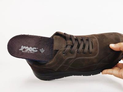 Chaussures homme pieds larges confortables cuir marron destockage IMAC 852540 extra wide