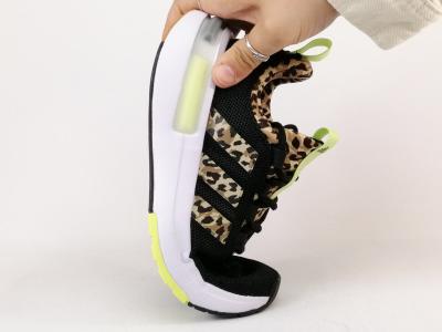 Basket femme ADIDAS racer TR23 noir leopard destockage à pas cher running confortable