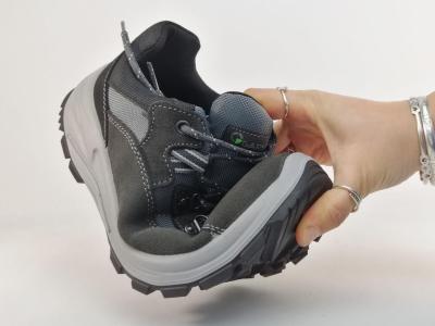 Chaussure de randonnée destockage GARSPORT kamikaze low antracite cuir à pas cher