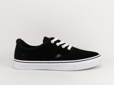 Basket noire homme tendance à pas cher destockage KAPPA logo nisio 3 confort