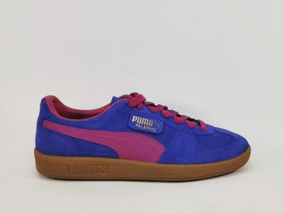 Basket PUMA palermo cuir violet destockage à pas cher tendance homme femme grande taille