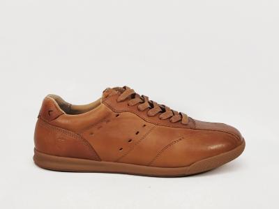 Chaussure habillée homme cuir souple camel chic confortable destockage LONDONS LIFE 163902 pas cher