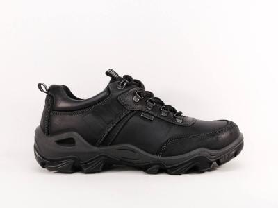 Chaussure randonnée homme basse cuir noir gallutex imperméable confort destockage IMAC GALLUS 203914