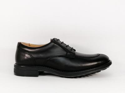 Chaussures habillées pour homme cuir noir destockage IMAC sologne