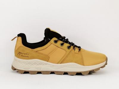 Sneakers camel homme destockage MORAN'S hoctave à pas cher