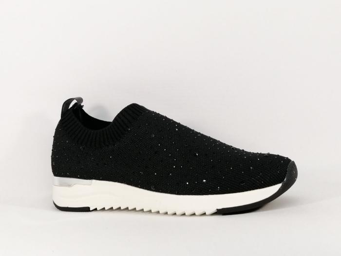 Sneakers textile noir souple largeur G CAPRICE 24700 pour femme