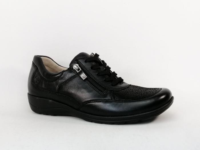 Chaussure hallux valgus femme pieds sensibles larges CAPRICE 23766 cuir souple