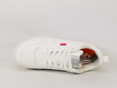 Basket blanche semelle épaisse destockage REFRESH 79405 vegan femme
