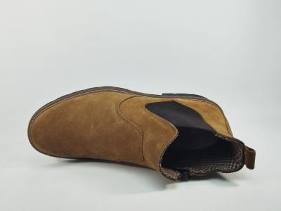 Bottines homme en daim camel cuir nubuck confortable destockage IMAC ARA 854066