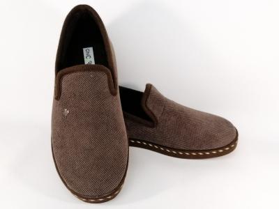 Chausson homme confort marron  pas cher CHIC & RELAX bignan