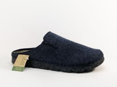 Pantoufle sabot homme confortable dessus recyclé semelle cuir CHIC & RELAX Ploumi