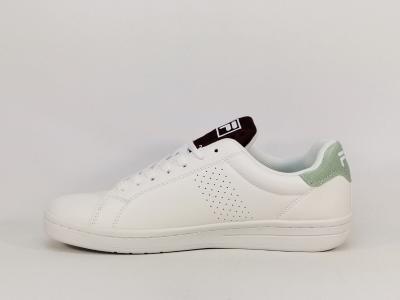 Basket blanche homme tendance destockage FILA crosscourt 2 à pas cher