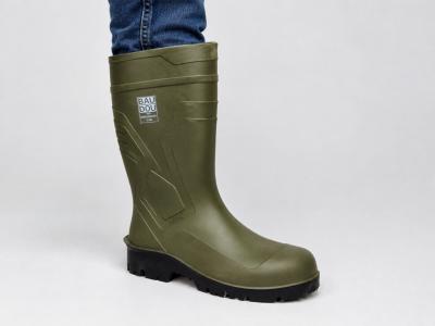 Botte de sécurité homme pvc vert destockage BAUDOU Optimat S5 à pas cher