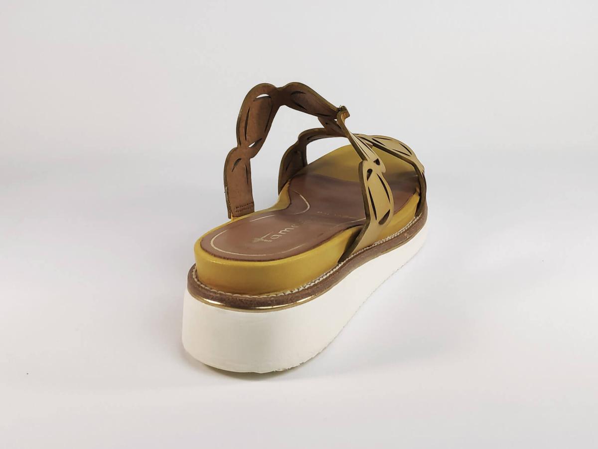 mules jaune moutarde