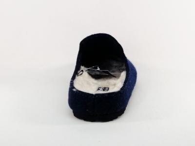Pantoufles femme originales mouton fourrées à pas cher SUPREMO SOFTRELAX 7420990505 marine